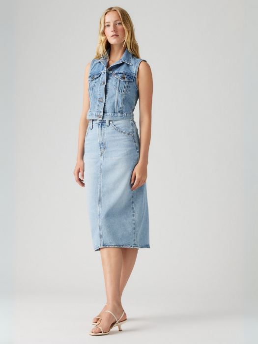 Levi's Женская Юбка Синяя Slim [5]