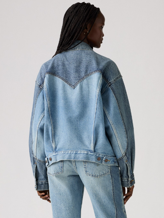 Levi's Sacou Albastru Slim Femei [4]