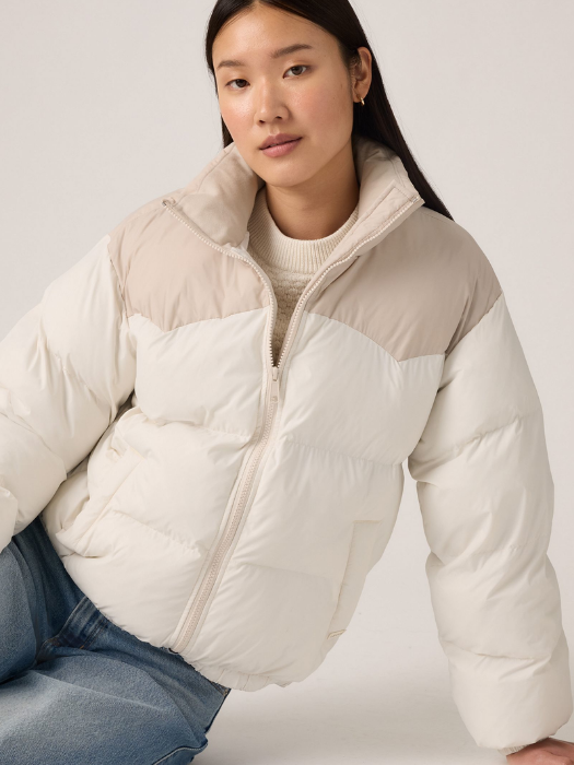 Levi's Женская Куртка Белая/Беживая Regular [2]