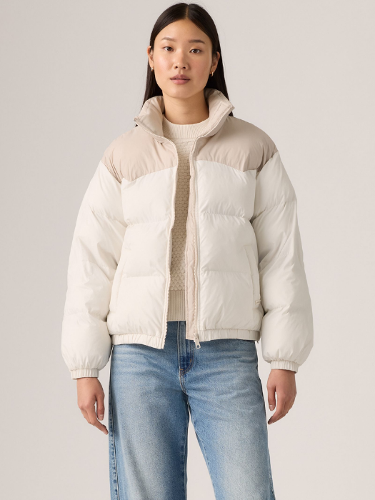 Levi's Женская Куртка Белая/Беживая Regular [1]