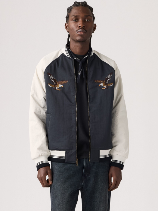 Levi's Куртка Alb/Negru Regular [1]