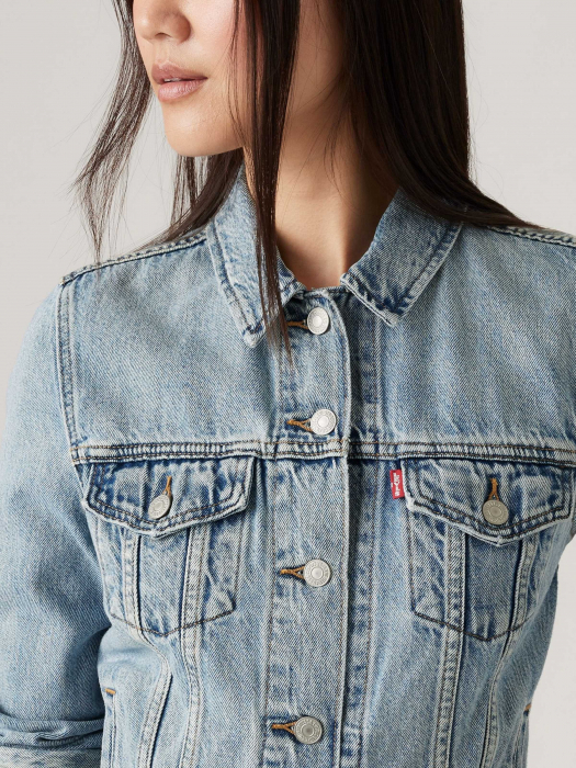 Levi's Женская Куртка Светло-Синяя Slim [6]