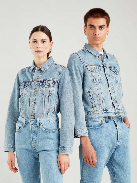 Levi's Geaca Albastra Deschisa Slim Femei [3]