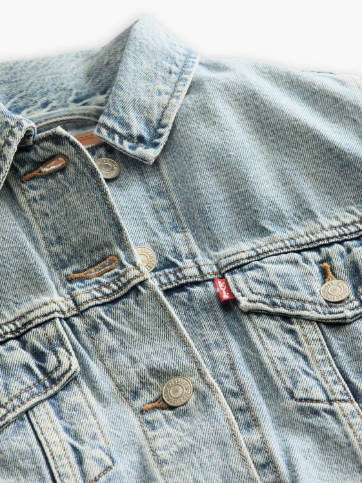 Levi's Geaca Albastra Deschisa Slim Femei [8]