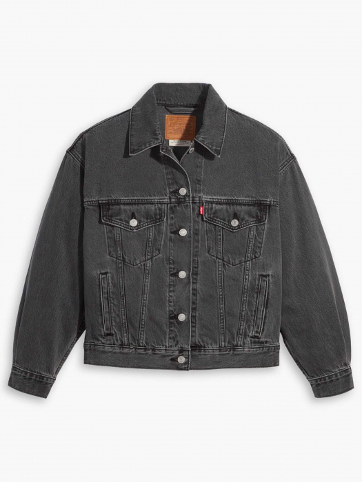 Levi's Женская Куртка Тёмная Серая Relaxed [5]