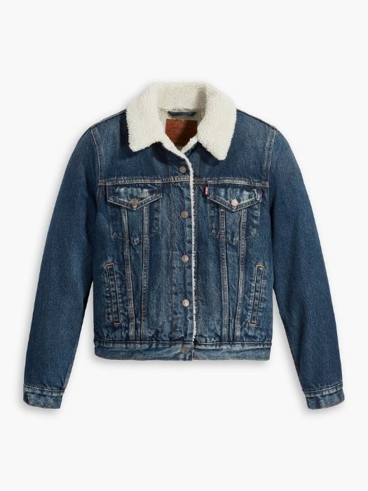 Levi's Geaca Albastra Slim Femei [6]