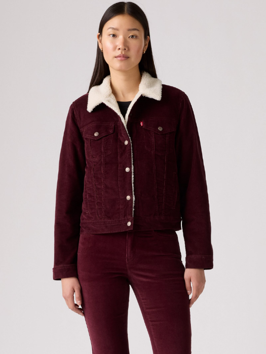 Levi's Женская Куртка Бордо Slim [1]