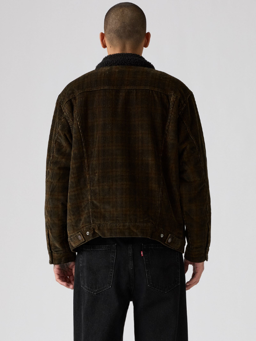 Levi's Мужская Куртка Коричневая Relaxed [4]