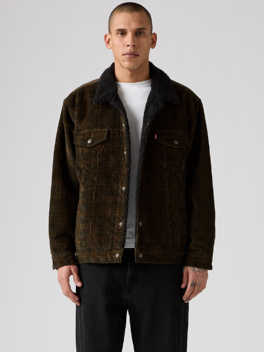 Levi's Мужская Куртка Коричневая Relaxed [1]