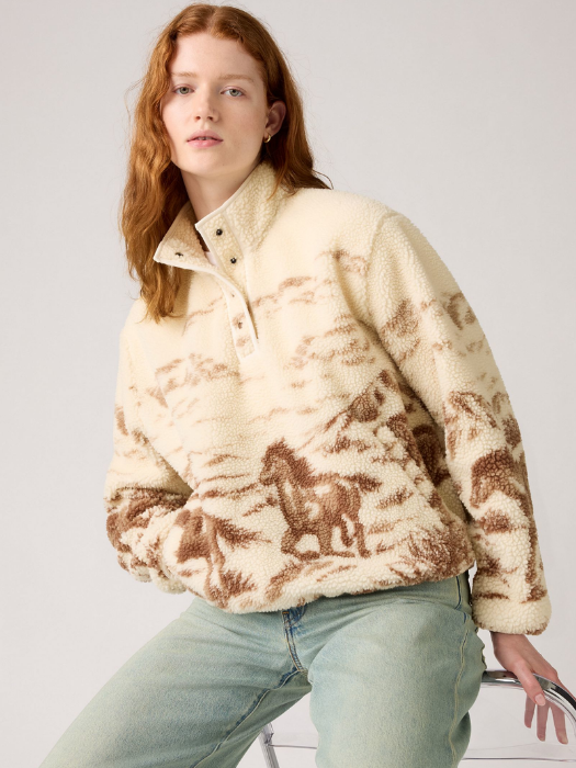 Levi's Geaca Cafeniu/Crem Regular Femei [2]