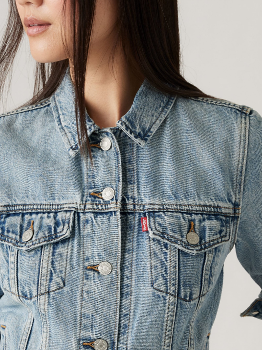 Levi's Женская Куртка Светло-Синяя Slim [4]