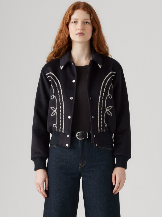 Levi's Geaca Neagra Regular Femei [1]