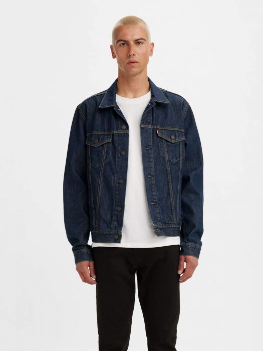 Levi's Мужская Куртка Темно-Синяя Regular [2]