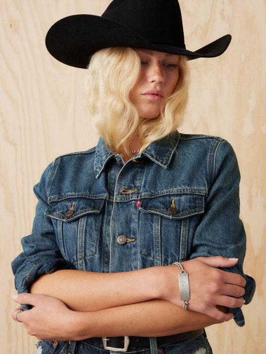 Levi's Женская Куртка Синяя Regular [3]