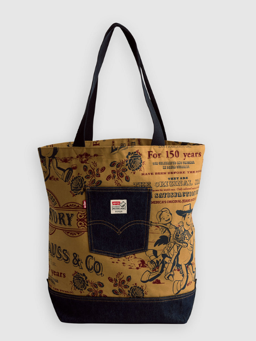 Levi's Женская Сумка Indigo Cow Print Pnt  [2]