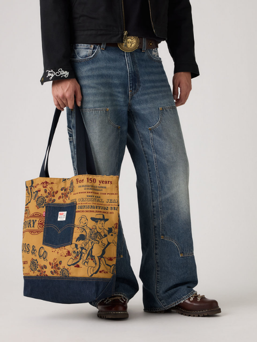 Levi's Женская Сумка Indigo Cow Print Pnt  [1]