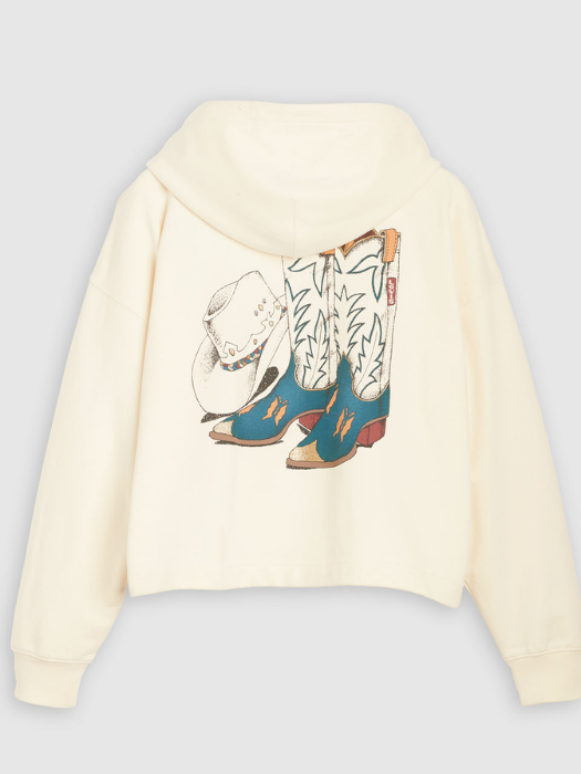 Levi's Hanorac Alb Relaxed Femei [7]