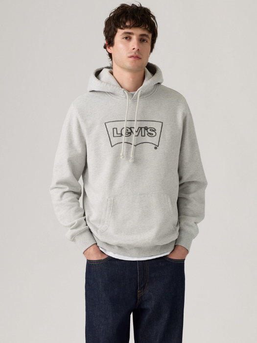 Levi's Мужская Толстовка Серая Regular [1]