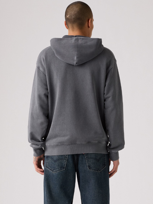 Levi's Мужская Толстовка Тёмная Серая Relaxed [2]