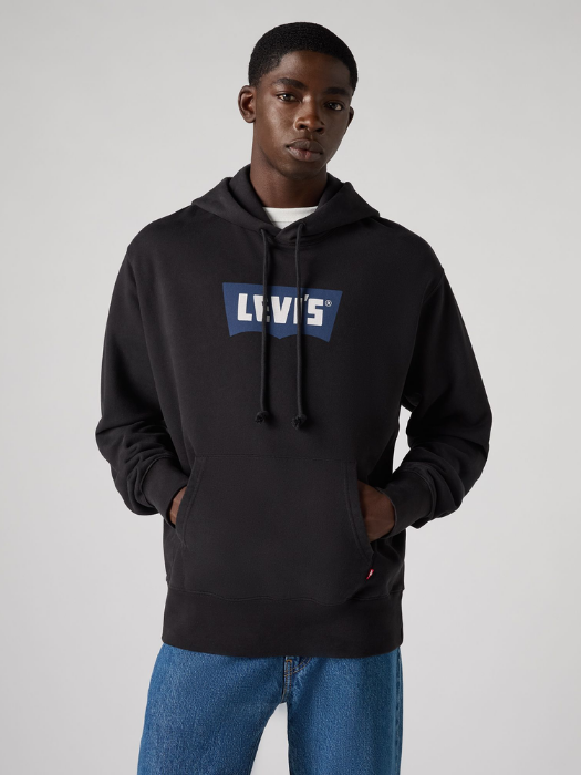 Levi's Мужская Толстовка Белая Relaxed [2]