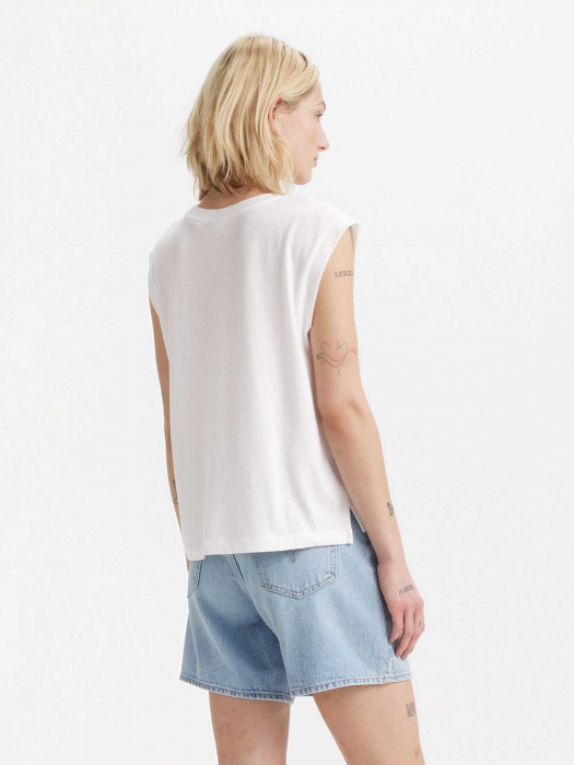 Levi's Top Alb Relaxed Femei [2]