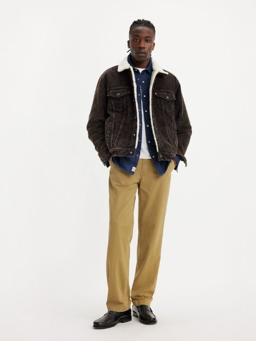 Levi's Pantaloni Bej Straight Barbati [6]