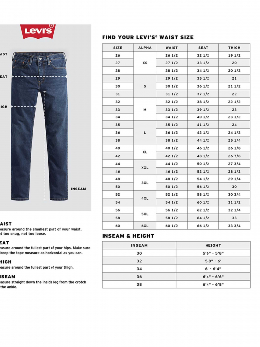 Levi's Мужские Брюки Хаки Straight [8]