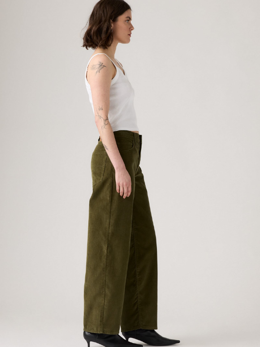 Levi's Женские Брюки Хаки Baggy [2]
