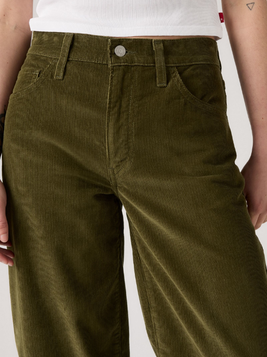 Levi's Женские Брюки Хаки Baggy [5]
