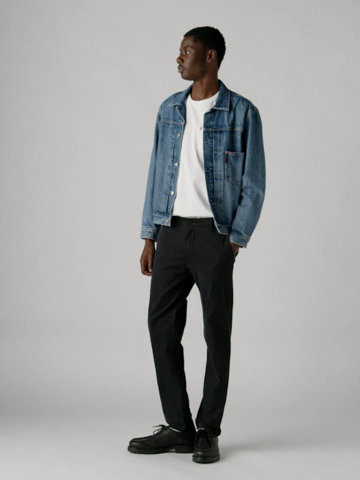 Levi's Pantaloni Negri Straight Barbati [5]