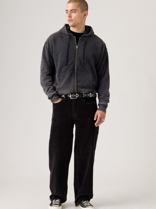 Levi's Pantaloni Negri Baggy Barbati [4]