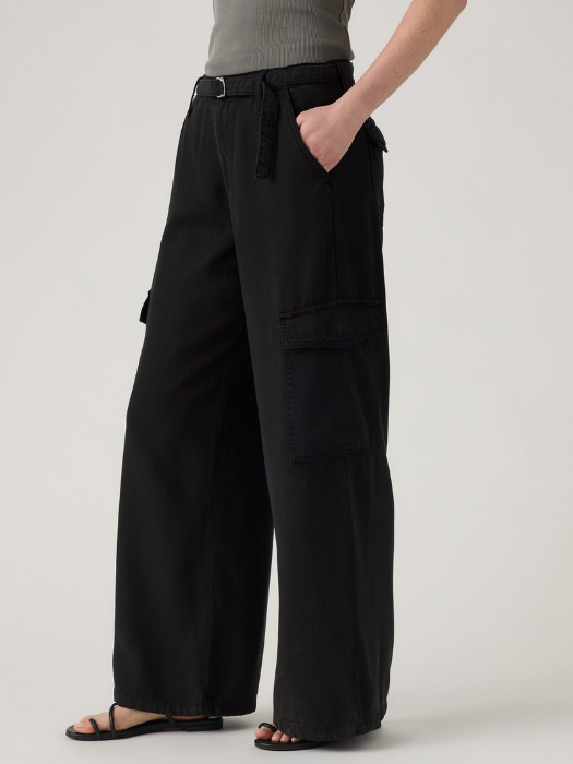 Levi's Pantaloni Negri Baggy Femei [5]