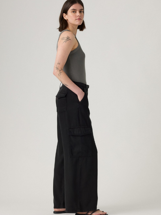 Levi's Pantaloni Negri Baggy Femei [3]