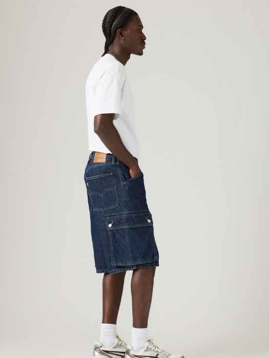 Levi's Pantaloni Scurti Albastri Baggy Barbati [5]