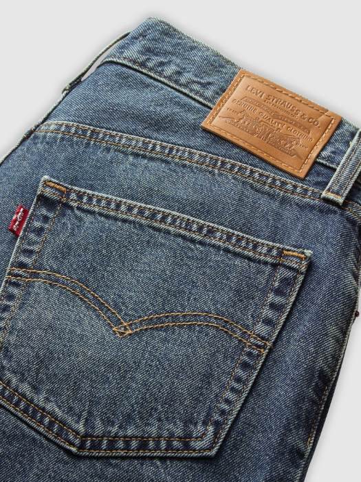 Levi's Pantaloni Scurti Albastri Baggy Femei [7]