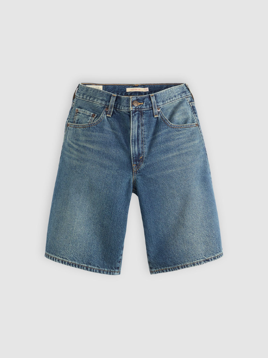 Levi's Pantaloni Scurti Albastri Baggy Femei [6]