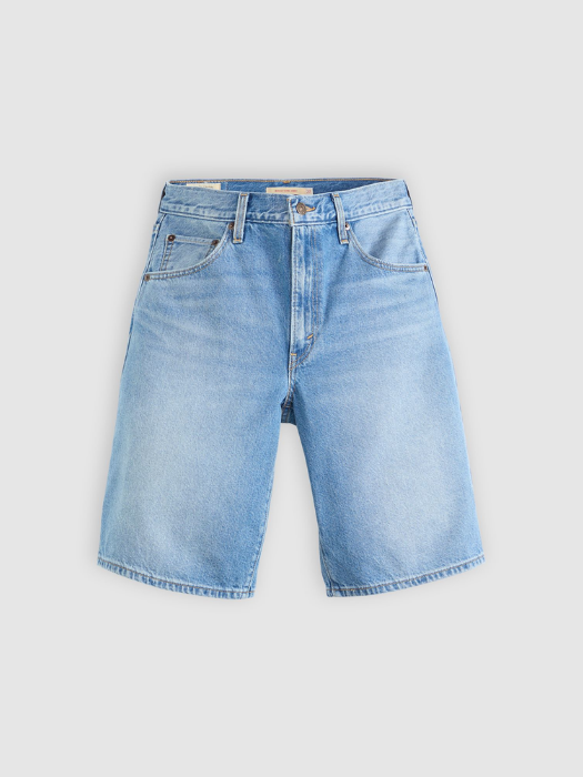 Levi's Pantaloni Scurti Albastri Deschisi Baggy Femei [6]