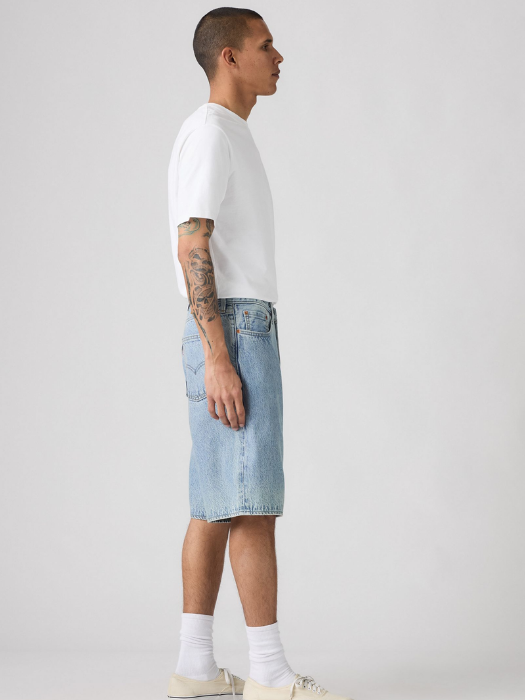 Levi's Pantaloni Scurti Albastri Deschisi Baggy Barbati [5]