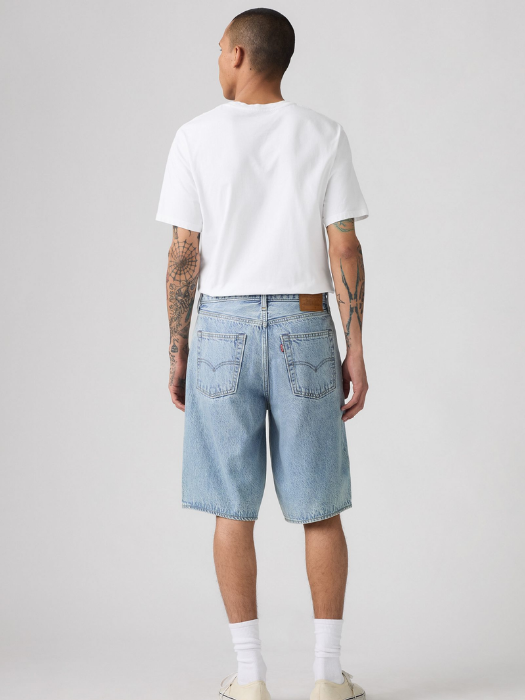Levi's Pantaloni Scurti Albastri Deschisi Baggy Barbati [3]