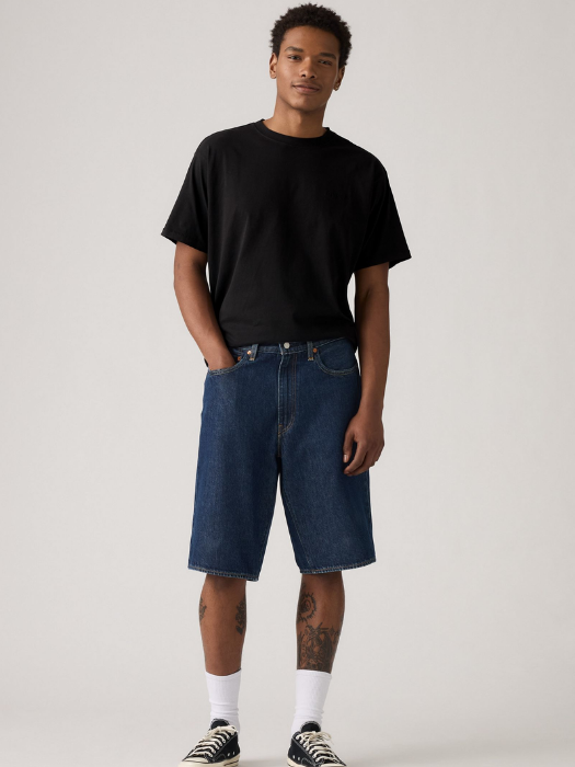Levi's Pantaloni Scurti Navy Baggy Barbati [4]
