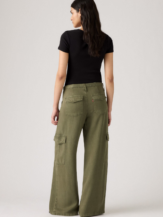 Levi's Pantaloni Verzi Baggy Femei [5]