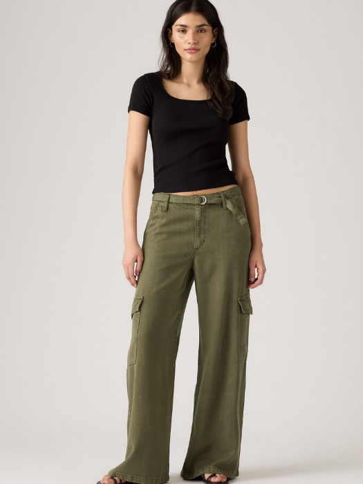Levi's Pantaloni Verzi Baggy Femei [1]