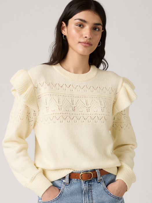 Levi's Женский Свитер Белый Regular [2]