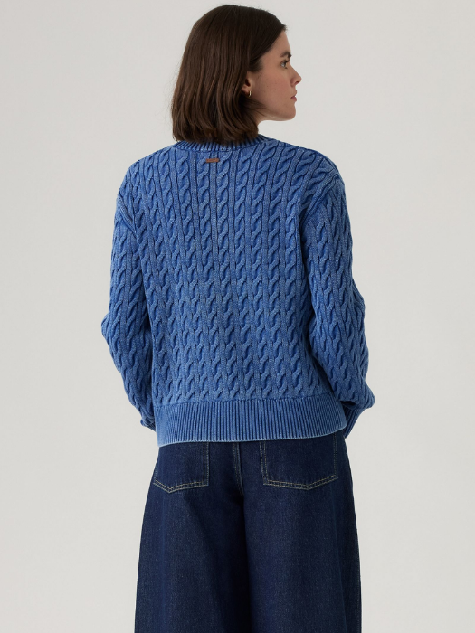 Levi's Pulover Blue Relaxed Femei [4]