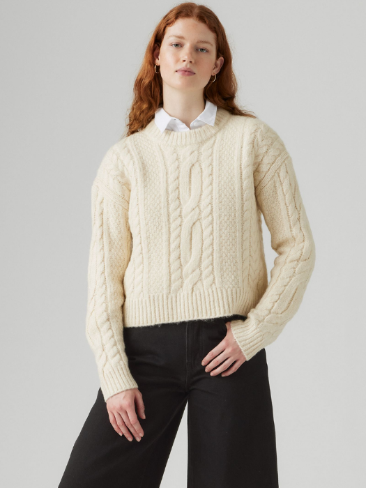 Levi's Женский Свитер Кремовый Regular [1]