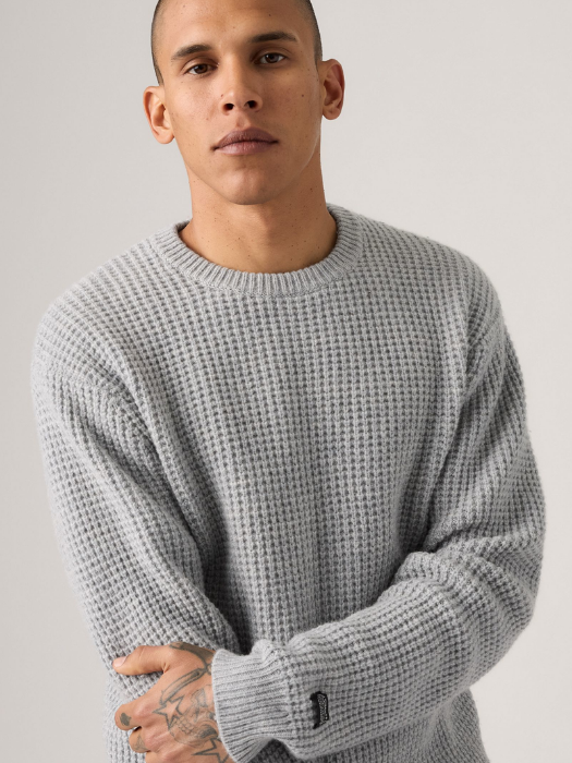 Levi's Мужской Свитер Серый Relaxed [2]