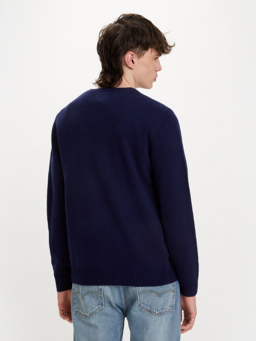 Levi's Мужской Свитер Темно-Синий Regular [2]