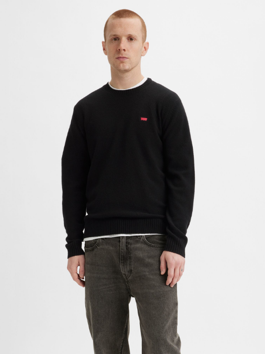 Levi's Мужской Свитер Чёрный Regular [1]