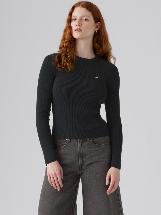 Levi's Женский Свитер Чёрный Slim [1]