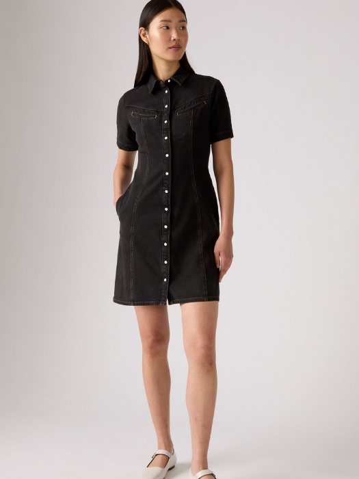 Levi's Женское Платье антрацитовое Slim [2]